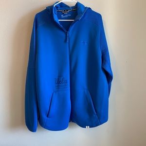 UCLA Branded Under Armour Zip Up Hoodie